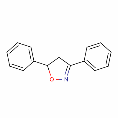4,5-Dihydro-3,5-diphenylisoxazoleStructure,4894-23-9Structure 4,5-Dihydro-3,5-diphenylisoxazole Structure,4894-23-9Structure