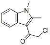2-Chloro-1-(1,2-dimethyl-1H-indol-3-yl)-ethanoneStructure,489425-25-4Structure 2-Chloro-1-(1,2-dimethyl-1H-indol-3-yl)-ethanone Structure,489425-25-4Structure