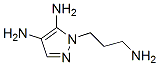 1H-pyrazole-4,5-diamine, 1-(3-aminopropyl)-Structure,491842-81-0Structure 1H-pyrazole-4,5-diamine, 1-(3-aminopropyl)- Structure,491842-81-0Structure