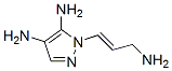 (9ci)-1-(3-氨基-1-丙烯基)-1H-吡唑-4,5-二胺結(jié)構(gòu)式_491843-01-7結(jié)構(gòu)式