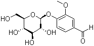 4-(beta-D-葡萄糖基)-3-甲氧基苯甲醛結(jié)構(gòu)式_494-08-6結(jié)構(gòu)式