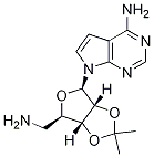 7-((3aR,4R,6R,6aR)-6-(氨基甲基)-2,2-二甲基四氫呋喃并[3,4-d][1,3]二氧代l-4-基)-7H-吡咯并[2,3-d]嘧啶-4-胺結構式_49554-54-3結構式