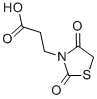 3-(2,4-Dioxo-thiazolidin-3-yl)-propionic acidStructure,49629-36-9Structure 3-(2,4-Dioxo-thiazolidin-3-yl)-propionic acid Structure,49629-36-9Structure