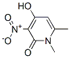 (7ci,8ci)-4-羥基-1,6-二甲基-3-硝基-2(1H)-吡啶酮結(jié)構(gòu)式_4966-91-0結(jié)構(gòu)式
