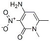 (7ci,8ci)-4-氨基-1,6-二甲基-3-硝基-2(1H)-吡啶酮結(jié)構(gòu)式_4966-94-3結(jié)構(gòu)式