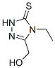 3H-1,2,4-triazole-3-thione, 4-ethyl-2,4-dihydro-5-(hydroxymethyl)-(9ci)Structure,497854-97-4Structure 3H-1,2,4-triazole-3-thione, 4-ethyl-2,4-dihydro-5-(hydroxymethyl)-(9ci) Structure,497854-97-4Structure