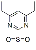 Pyrimidine, 4,6-diethyl-2-(methylsulfonyl)- (9ci)Structure,497872-96-5Structure Pyrimidine, 4,6-diethyl-2-(methylsulfonyl)- (9ci) Structure,497872-96-5Structure