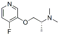 (2r)-(9ci)-1-[(4-氟-3-吡啶)氧基]-N,N-二甲基-,2-丙胺結(jié)構(gòu)式_497948-95-5結(jié)構(gòu)式