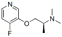 (2s)-(9ci)-1-[(4-氟-3-吡啶)氧基]-N,N-二甲基-,2-丙胺結構式_497948-96-6結構式