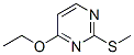 Pyrimidine, 4-ethoxy-2-(methylthio)- (9ci)Structure,49844-89-5Structure Pyrimidine, 4-ethoxy-2-(methylthio)- (9ci) Structure,49844-89-5Structure