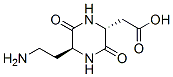 2-Piperazineacetic acid, 5-(2-aminoethyl)-3,6-dioxo-, (2r,5s)-(9ci)Structure,499775-00-7Structure 2-Piperazineacetic acid, 5-(2-aminoethyl)-3,6-dioxo-, (2r,5s)-(9ci) Structure,499775-00-7Structure