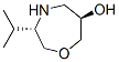 (3S,6R)-(9CI)-六氫-3-(1-甲基乙基)-1,4-噁氮雜革-6-醇結構式_500708-41-8結構式