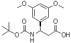 Boc-(r)-3-amino-3-(3,5-dimethoxy-phenyl)-propionic acidStructure,500788-94-3Structure Boc-(r)-3-amino-3-(3,5-dimethoxy-phenyl)-propionic acid Structure,500788-94-3Structure