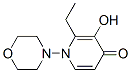 4(1H)-pyridinone,2-ethyl-3-hydroxy-1-(4-morpholinyl)-(9ci)Structure,500996-14-5Structure 4(1H)-pyridinone,2-ethyl-3-hydroxy-1-(4-morpholinyl)-(9ci) Structure,500996-14-5Structure