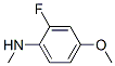 Benzenamine,2-fluoro-4-methoxy-n-methyl-(9ci)Structure,502435-30-5Structure Benzenamine,2-fluoro-4-methoxy-n-methyl-(9ci) Structure,502435-30-5Structure