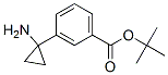 Benzoic acid, 3-(1-aminocyclopropyl)-, 1,1-dimethylethyl esterStructure,503417-35-4Structure Benzoic acid, 3-(1-aminocyclopropyl)-, 1,1-dimethylethyl ester Structure,503417-35-4Structure