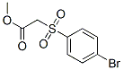 (4-Bromophenylsulfonyl)acetic acid methyl esterStructure,50397-65-4Structure (4-Bromophenylsulfonyl)acetic acid methyl ester Structure,50397-65-4Structure