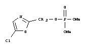 Dithiophosphoric acid s-(5-chloro-2-thiazolylmethyl)o,o-dimethyl esterStructure,50398-69-1Structure Dithiophosphoric acid s-(5-chloro-2-thiazolylmethyl)o,o-dimethyl ester Structure,50398-69-1Structure