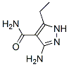 1H-pyrazole-4-carboxamide,3-amino-5-ethyl-Structure,50436-86-7Structure 1H-pyrazole-4-carboxamide,3-amino-5-ethyl- Structure,50436-86-7Structure