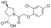 反式-1-[(2,4-二氯苯氧基)乙?；鵠-4-羥基-L-脯氨酸結構式_50649-02-0結構式