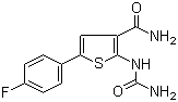 2-[(Aminocarbonyl)amino]-5-(4-fluorophenyl)-3-thiophenecarboxamide Structure,507475-17-4Structure