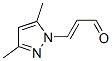 2-Propenal, 3-(3,5-dimethyl-1h-pyrazol-1-yl)-Structure,50771-79-4Structure 2-Propenal, 3-(3,5-dimethyl-1h-pyrazol-1-yl)- Structure,50771-79-4Structure