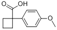 1-(4-Methoxyphenyl)cyclobutane-1-carboxylic acidStructure,50921-37-4Structure 1-(4-Methoxyphenyl)cyclobutane-1-carboxylic acid Structure,50921-37-4Structure
