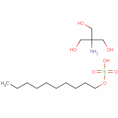 (2-Hydroxy-1,1-bis(hydroxymethyl)ethyl)ammonium decyl sulphateStructure,50996-85-5Structure (2-Hydroxy-1,1-bis(hydroxymethyl)ethyl)ammonium decyl sulphate Structure,50996-85-5Structure