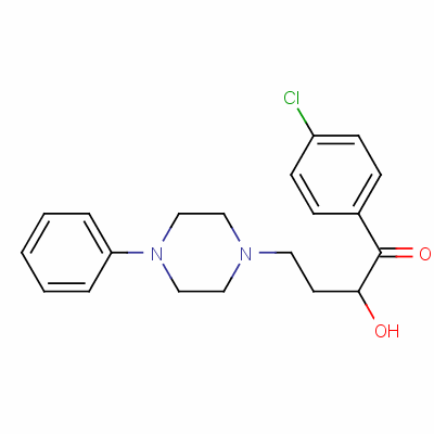 4’-chloro-2-hydroxy-4-(4-phenylpiperazine-1-yl )butyrophenoneStructure,51037-53-7Structure 4’-chloro-2-hydroxy-4-(4-phenylpiperazine-1-yl )butyrophenone Structure,51037-53-7Structure