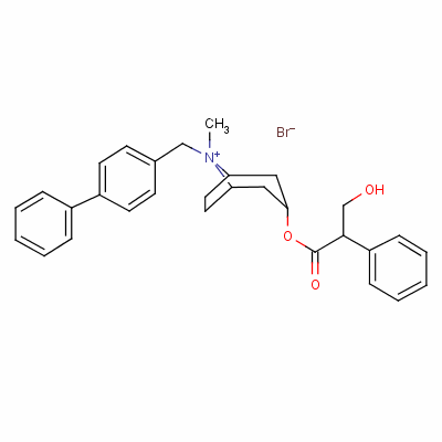 珍托溴銨結構式_511-55-7結構式