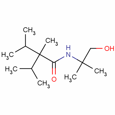 N-(2-羥基-1,1-二甲基乙基)-2-異丙基-2,3-二甲基丁酰胺結(jié)構(gòu)式_51115-76-5結(jié)構(gòu)式