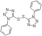 5,5-Dithiobis(1-phenyl-1H-tetrazole)Structure,5117-07-7Structure 5,5-Dithiobis(1-phenyl-1H-tetrazole) Structure,5117-07-7Structure