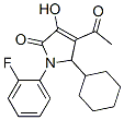 2H-Pyrrol-2-one, 4-acetyl-5-cyclohexyl-1-(2-fluorophenyl)-1,5-dihydro-3-hydroxy-Structure,512176-99-7Structure 2H-Pyrrol-2-one, 4-acetyl-5-cyclohexyl-1-(2-fluorophenyl)-1,5-dihydro-3-hydroxy- Structure,512176-99-7Structure