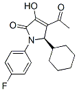 2H-Pyrrol-2-one, 4-acetyl-5-cyclohexyl-1-(4-fluorophenyl)-1,5-dihydro-3-hydroxy-, (5R)-Structure,512177-96-7Structure 2H-Pyrrol-2-one, 4-acetyl-5-cyclohexyl-1-(4-fluorophenyl)-1,5-dihydro-3-hydroxy-, (5R)- Structure,512177-96-7Structure