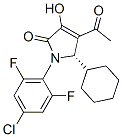 2H-Pyrrol-2-one, 4-acetyl-1-(4-chloro-2,6-difluorophenyl)-5-cyclohexyl-1,5-dihydro-3-hydroxy-, (5S)-Structure,512178-04-0Structure 2H-Pyrrol-2-one, 4-acetyl-1-(4-chloro-2,6-difluorophenyl)-5-cyclohexyl-1,5-dihydro-3-hydroxy-, (5S)- Structure,512178-04-0Structure