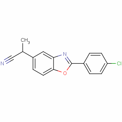2-(4-chlorophenyl )benzoxazole-5-propiononitrileStructure,51234-36-7Structure 2-(4-chlorophenyl )benzoxazole-5-propiononitrile Structure,51234-36-7Structure