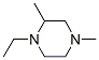 Piperazine,1-ethyl -2,4-dimethyl - (9CI)Structure,51253-74-8Structure Piperazine,1-ethyl -2,4-dimethyl - (9CI) Structure,51253-74-8Structure