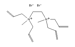 1,2-Bis(methyldiallylammonium) ethane dibromideStructure,51523-43-4Structure 1,2-Bis(methyldiallylammonium) ethane dibromide Structure,51523-43-4Structure