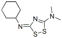 1H-1,2,4-dithiazol-5-amine,3-(cyclohexylimino)-n,n-dimethyl-Structure,51568-06-0Structure 1H-1,2,4-dithiazol-5-amine,3-(cyclohexylimino)-n,n-dimethyl- Structure,51568-06-0Structure