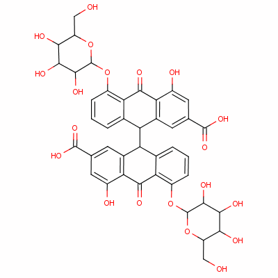 番瀉苷結構式_517-43-1結構式