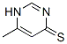 4(1H)-pyrimidinethione, 6-methyl-(9ci)Structure,51793-97-6Structure 4(1H)-pyrimidinethione, 6-methyl-(9ci) Structure,51793-97-6Structure