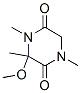 2,5-Piperazinedione,3-methoxy-1,3,4-trimethyl-(9ci)Structure,519141-18-5Structure 2,5-Piperazinedione,3-methoxy-1,3,4-trimethyl-(9ci) Structure,519141-18-5Structure