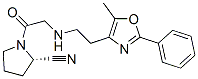(2S)-1-{n-[2-(5-甲基-2-苯基-1,3-噁唑-4-基)乙基]甘氨酰基 }吡咯烷-2-甲腈結(jié)構(gòu)式_521266-46-6結(jié)構(gòu)式