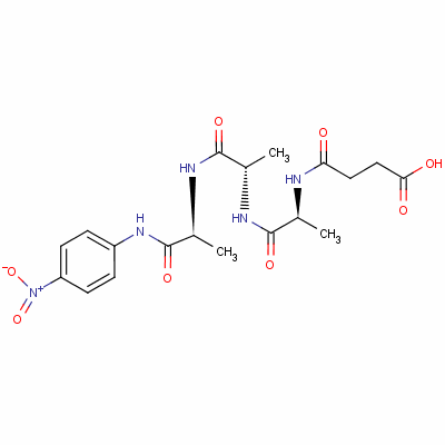 L-alaninamide,n-(3-carboxy-1-oxopropyl)-l-alanyl-l-alanyl-n-(4-nitrophenyl)-Structure,52299-14-6Structure L-alaninamide,n-(3-carboxy-1-oxopropyl)-l-alanyl-l-alanyl-n-(4-nitrophenyl)- Structure,52299-14-6Structure