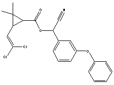 氯氰菊酯結構式_52315-07-8結構式