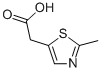 (2-Methyl-1,3-thiazol-5-yl)acetic acidStructure,52454-65-6Structure (2-Methyl-1,3-thiazol-5-yl)acetic acid Structure,52454-65-6Structure