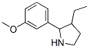 Pyrrolidine, 3-ethyl-2-(3-methoxyphenyl)- (9ci)Structure,524918-30-7Structure Pyrrolidine, 3-ethyl-2-(3-methoxyphenyl)- (9ci) Structure,524918-30-7Structure