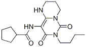 n-(7-丁基-1,3,4,6,7,8-六氫-6,8-二氧代-2H-嘧啶并[1,6-a]嘧啶-9-基)-環(huán)戊烷羧酰胺結(jié)構(gòu)式_524944-78-3結(jié)構(gòu)式