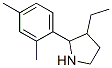 Pyrrolidine, 2-(2,4-dimethylphenyl)-3-ethyl- (9ci)Structure,525537-35-3Structure Pyrrolidine, 2-(2,4-dimethylphenyl)-3-ethyl- (9ci) Structure,525537-35-3Structure