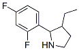 Pyrrolidine, 2-(2,4-difluorophenyl)-3-ethyl- (9ci)Structure,525537-88-6Structure Pyrrolidine, 2-(2,4-difluorophenyl)-3-ethyl- (9ci) Structure,525537-88-6Structure